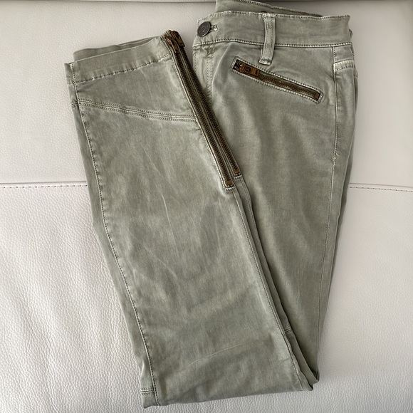 J. Crew Olive Ankle Toothpick Super Skinny Pants - Picture 3 of 8